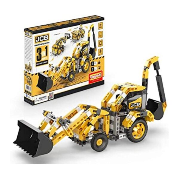 Engino Machinery Toys Retroexcavadora 3 en uno_1