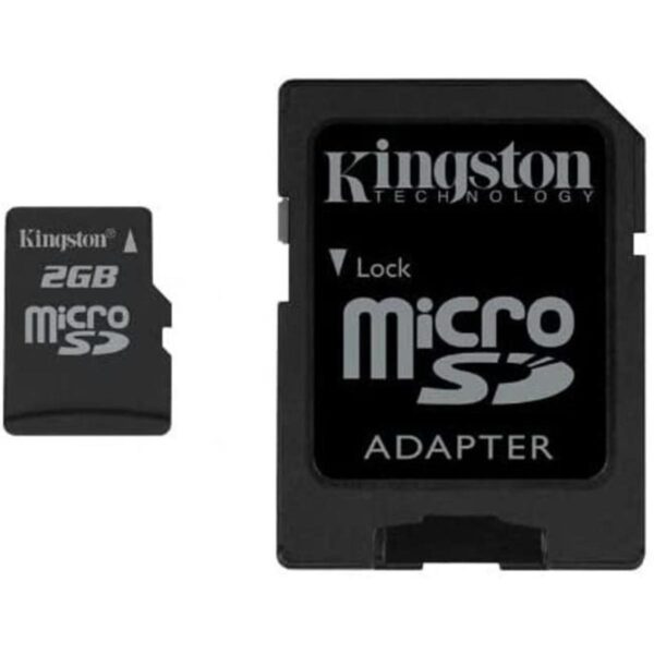 Kingston Tarjeta de memoria flash microSD de 2 GB SDC2 GB_1