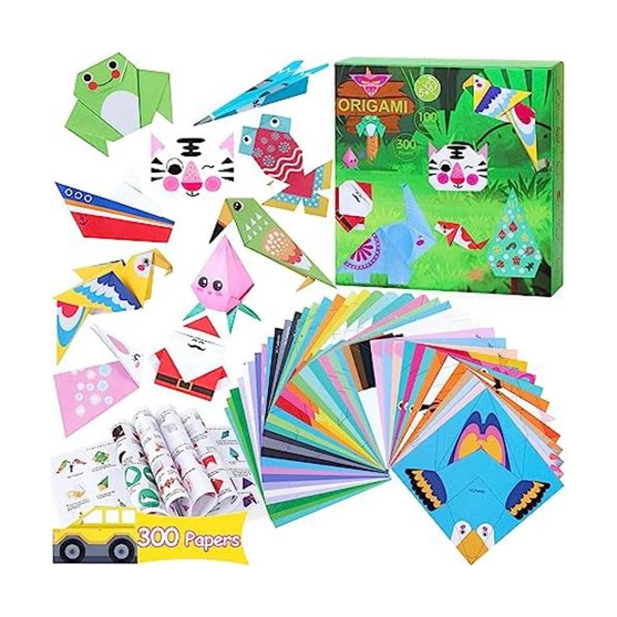 Papel de origami para manualidades infantiles 300 papeles