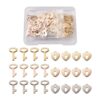 Cheriswelry 120 colgantes de acero inoxidable 304 con