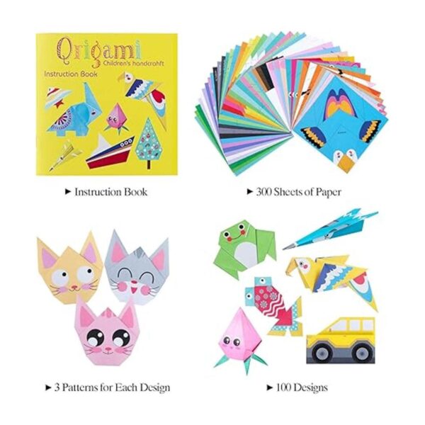 Papel de origami para manualidades infantiles 300 papeles
