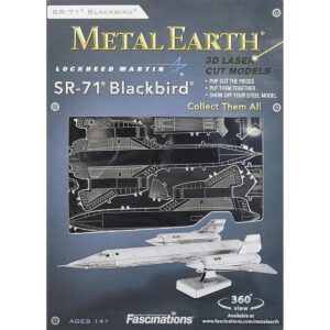 Metal Earth SR71 Blackbird Airplane 3D Kit de accesorios_1