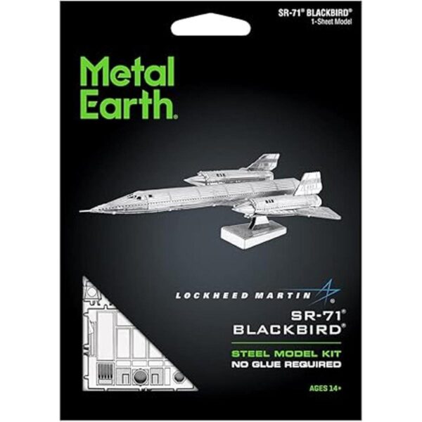 Metal Earth SR71 Blackbird Airplane 3D Kit de accesorios_2
