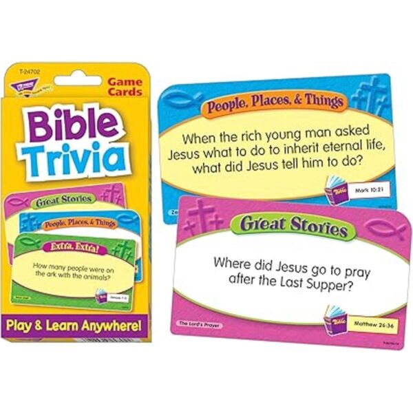 Trend Enterprises tarjetas con trivias sobre la biblia_2