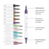 GC QUILL Rotuladores metálicos de 12 colores pincel de_4
