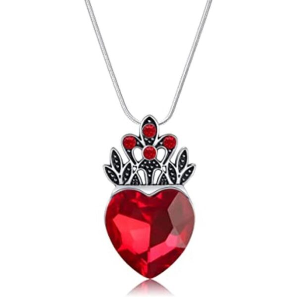 FRTTVM Evie Collar de corazón rojo Descendientes princesa_1