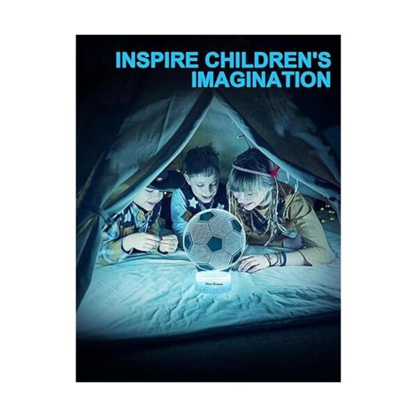Nice Dream Luz nocturna de fútbol para niños lámpara de_3