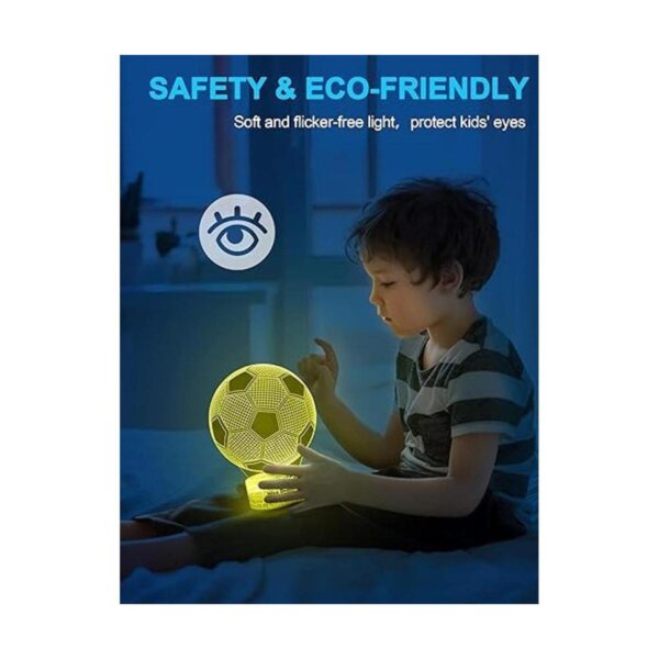 Nice Dream Luz nocturna de fútbol para niños lámpara de_2