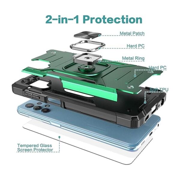 IDYStar Funda para Galaxy A32 5G con protector de pantalla_2