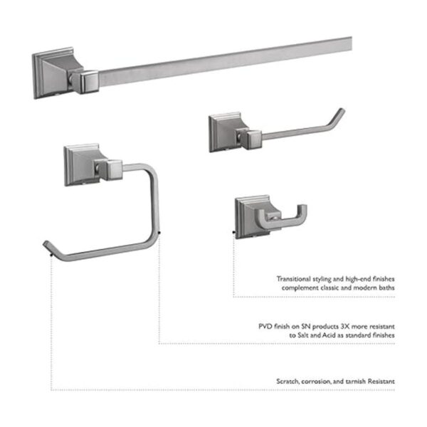 Design House 560466 Torino Toallero de pared para baño