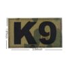 Insignias reflectantes infrarrojas K9 para perro IR