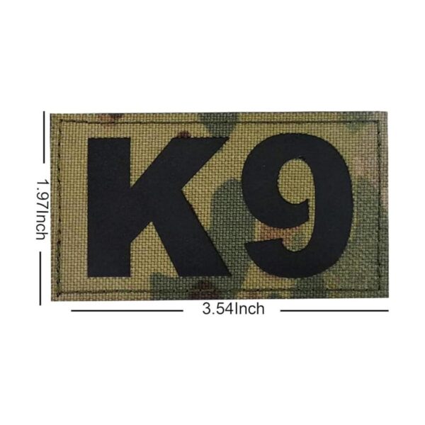 Insignias reflectantes infrarrojas K9 para perro IR