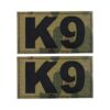 Insignias reflectantes infrarrojas K9 para perro IR