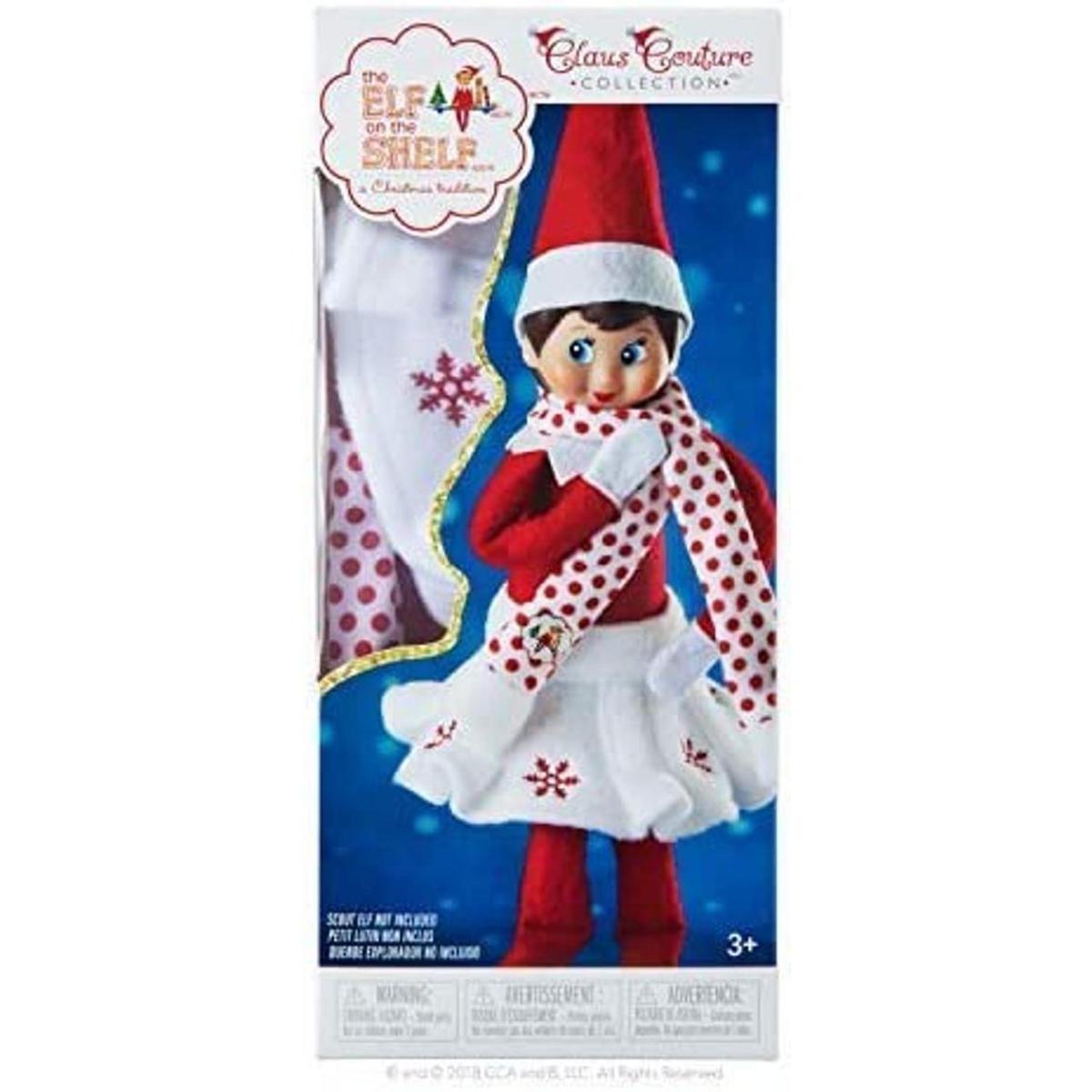 Exclusiva falda y bufanda de copo de nieve de la colección