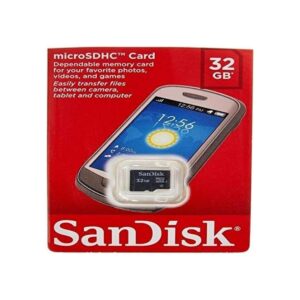SanDisk tarjeta portátil microSDHC con adaptador Negro_1