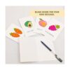Juego de 48 tarjetas de agradecimiento de Fruit Pun_6