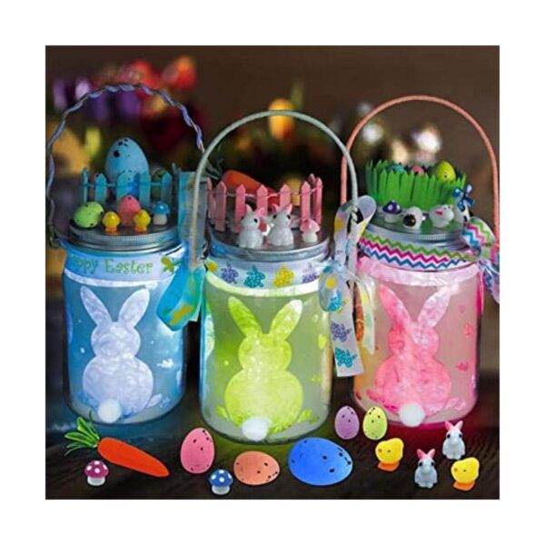 Paquete de 3 kits de manualidades de Pascua iluminados_1