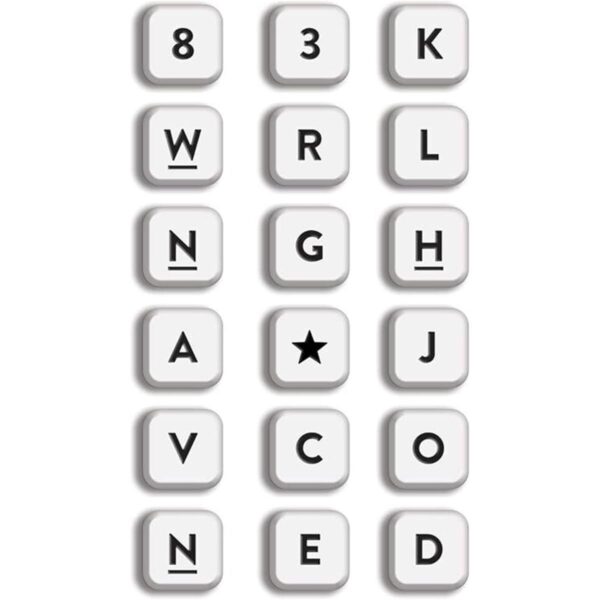 Galison Wordwise Juego de dados Divertido juego de_4