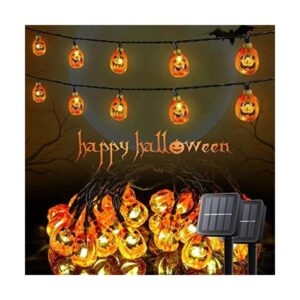 Qunlight Paquete de 2 tiras de luces solares de Halloween_1