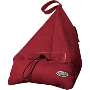Bookseat Atril para libro y almohada de viaje color rojo._1