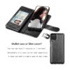 Njjex Funda tipo cartera para Samsung Galaxy A12 para_4