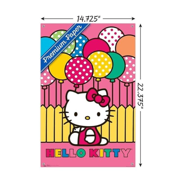 Hello Kitty Póster de pared con botones de presión_3