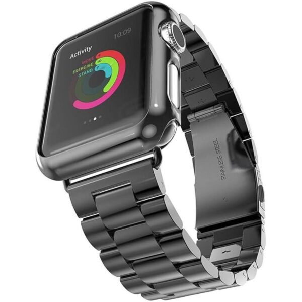 HUANLONG Correa de acero inoxidable compatible con Apple_2