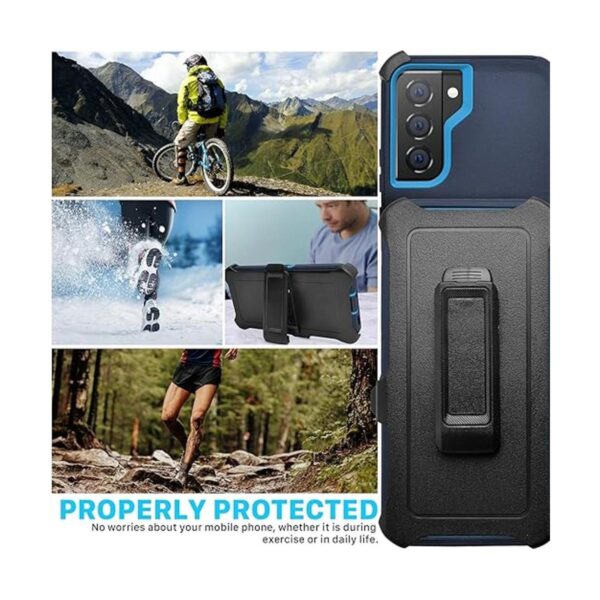 Funda para Galaxy S22 con clip para cinturón protección_5