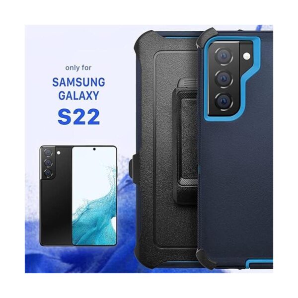 Funda para Galaxy S22 con clip para cinturón protección_2