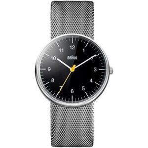 Braun BN0021BKSLMHG Reloj analógico clásico de cuarzo