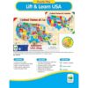 El viaje de aprendizaje Lift aprender EE. UU. Mapa Puzzle_6