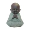 Kingzhuo Estatua de Buda de cerámica con diseño de monje