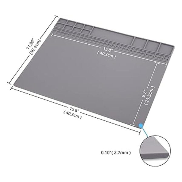 Alfombrilla magnética de silicona antiestática para