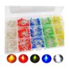Kit surtido de 750 piezas de diodos emisores de luz LED de