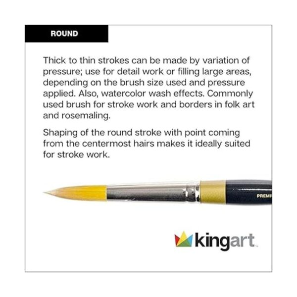 KINGART Original Gold 90001 Round Series Premium Golden_2