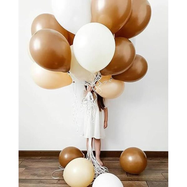 Kit de guirnalda de globos neutros bohemios para
