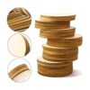 FSWCCK 100 círculos de madera sin terminar de 4 pulgadas