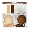 Kit de guirnalda de globos neutros bohemios para