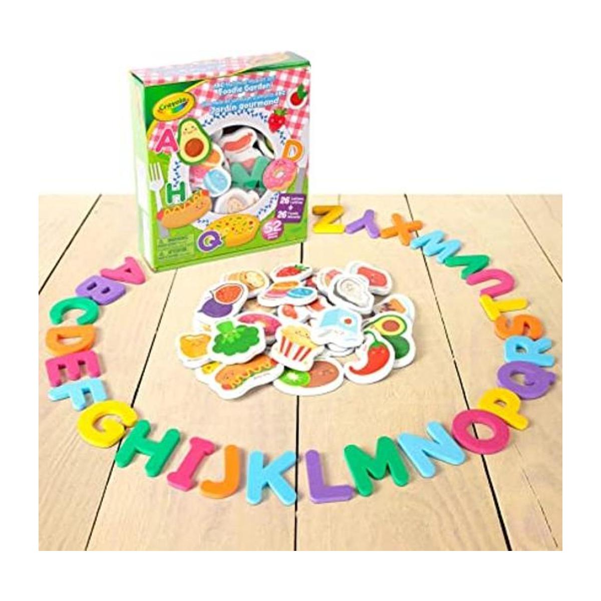 Crayola Juego de imanes a juego ABC para niños letra