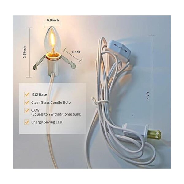MX232 Juego de 2 cables de accesorios con 2 bombillas LED_4