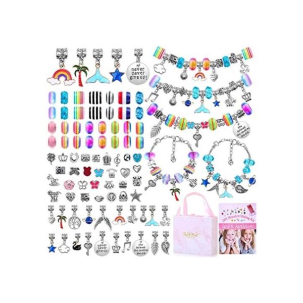 Flasoo Kit de fabricación de pulseras para niñas 85