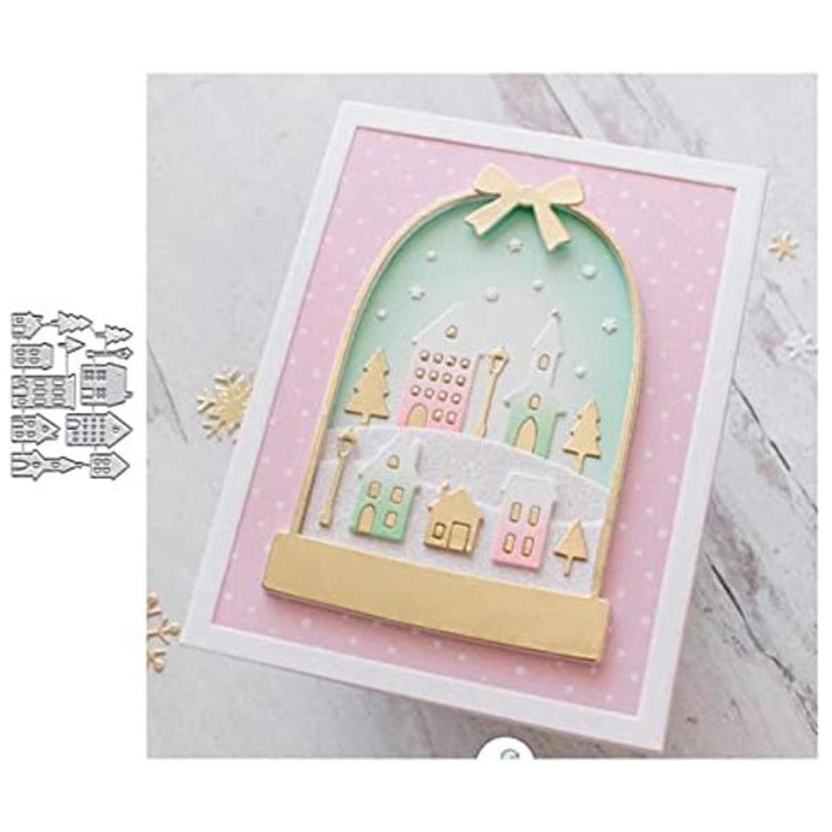 Christmas Village Metal Die Cuts Village Builder Dies Cut