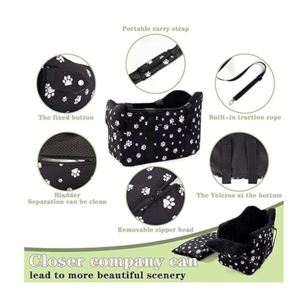 Beewarm Cama elevadora de asiento de coche para perros_4