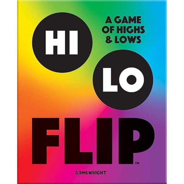 Gamewright Hi Lo Flip Un juego de cartas de altos y bajos_2