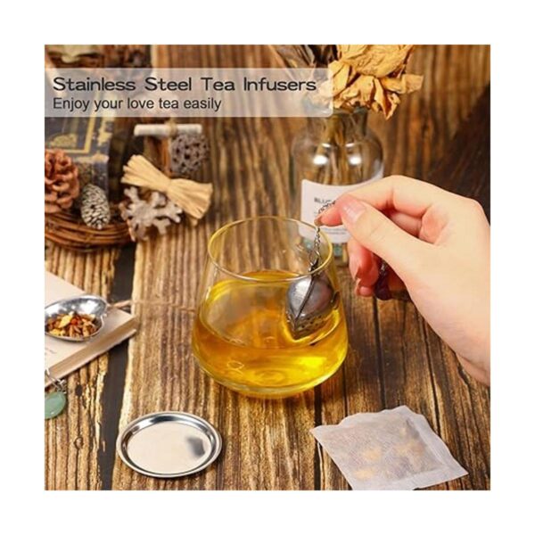 Paquete de 4 infusores de té para té suelto bola de té de