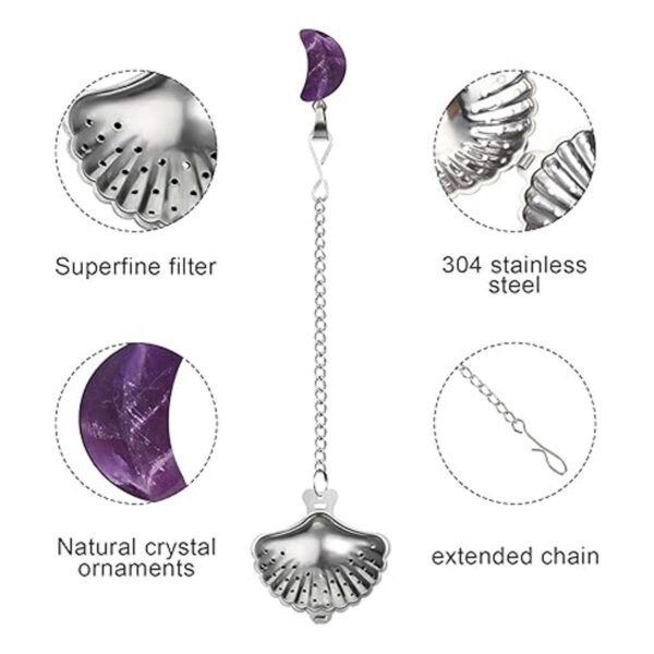 Paquete de 4 infusores de té para té suelto bola de té de
