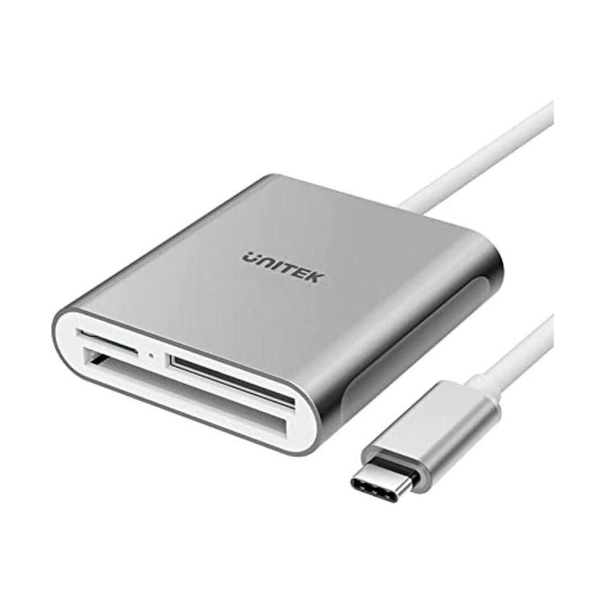 UNITEK lector de tarjeta de memoria flash tipo c USB 3.0