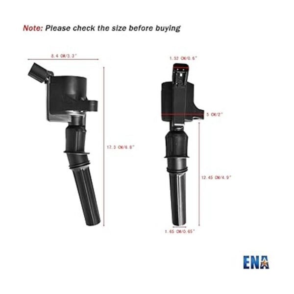 Paquete de 8 Bobinas de encendido curvadas Boot para Ford_6