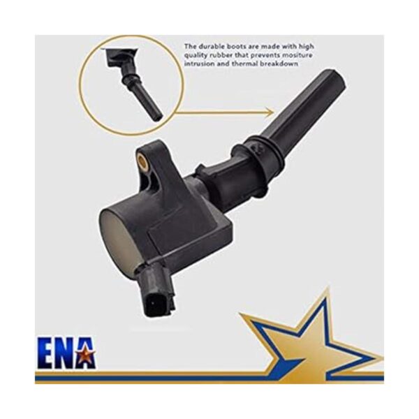 Paquete de 8 Bobinas de encendido curvadas Boot para Ford_4