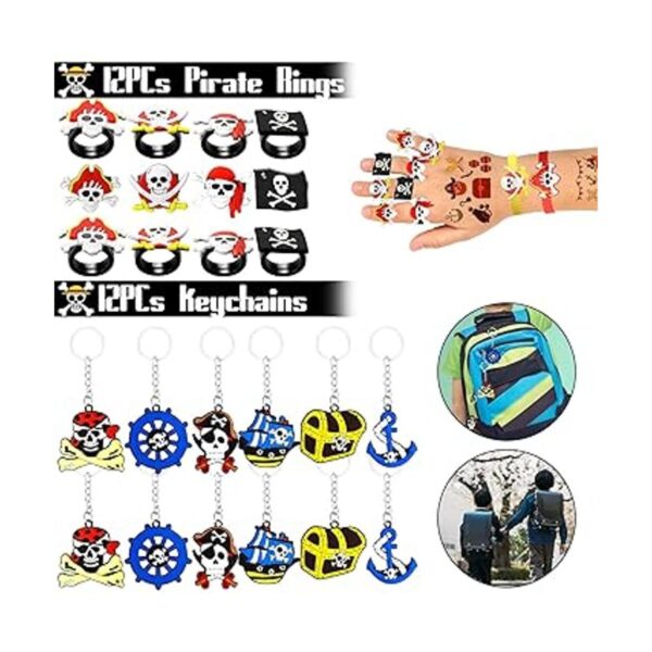 96 piezas de recuerdos de fiesta pirata monedas de oro_2